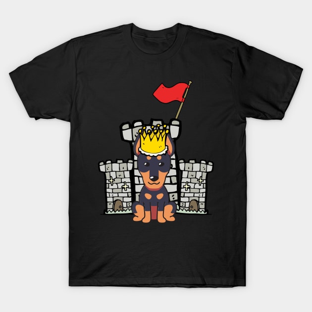 Funny Alsatian is the king of the castle T-Shirt by Pet Station